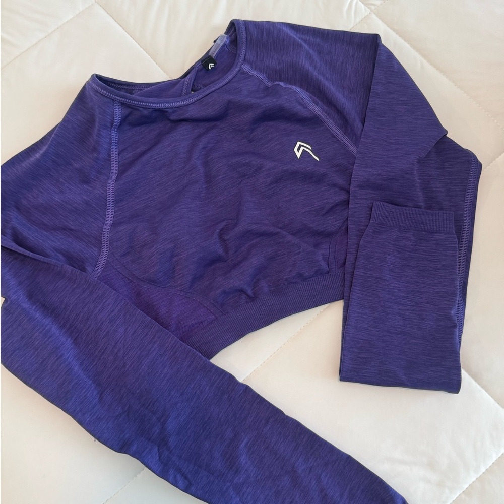 ONER ACTIVE PURPLE CROP LONG SLEEVE